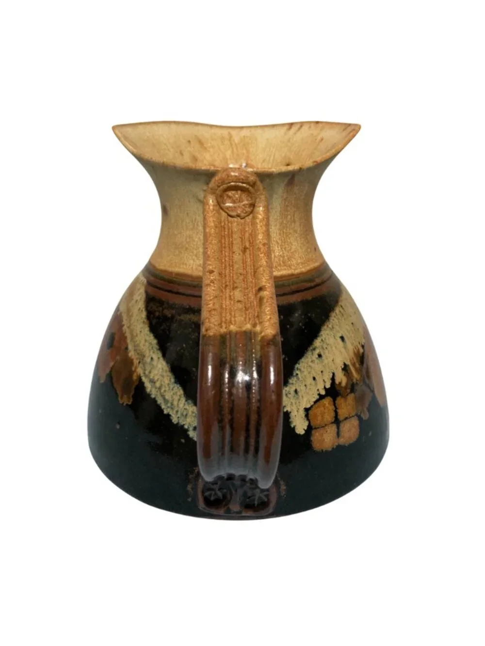 Mid Century Modern Style Studio Art Pottery Pitcher Vase By Richard Stafford